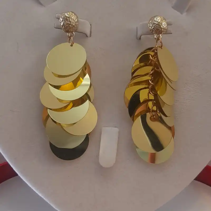 گوشواره زنانه مدل پولکی