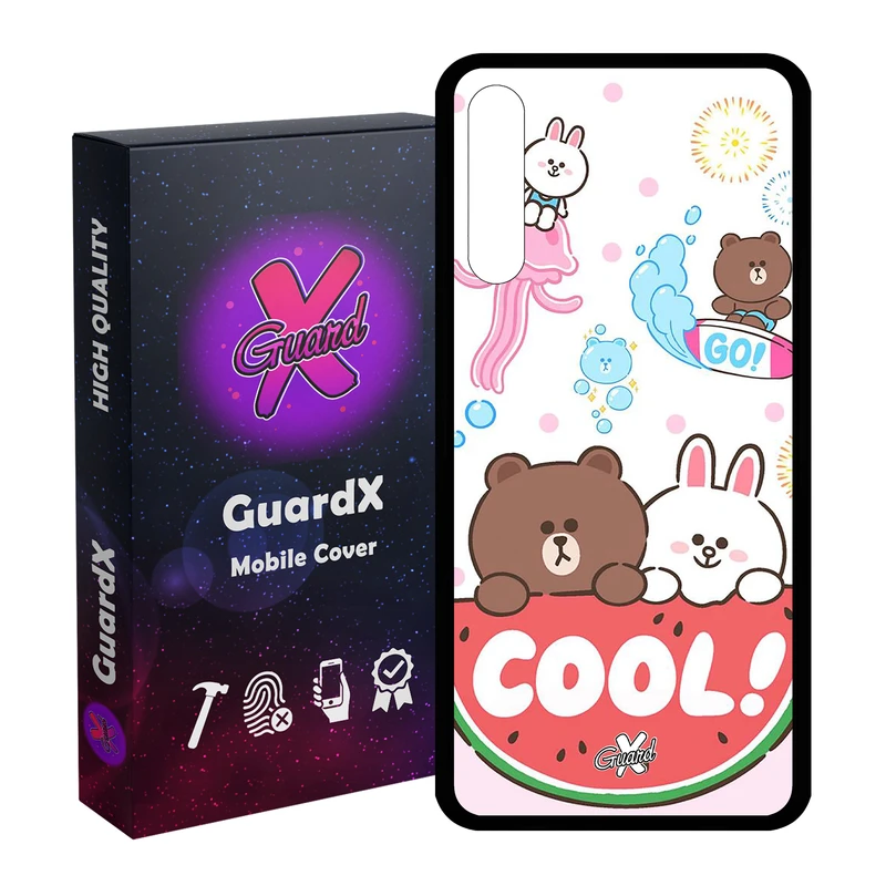 کاور گارد ایکس طرح Cool مدل Glass10071 مناسب برای گوشی موبایل هوآوی Y8P / P Smart S