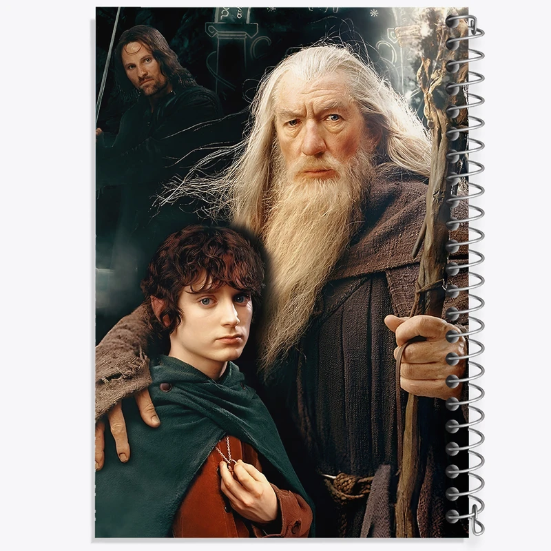 دفتر مشق 100 برگ خندالو طرح ارباب حلقه ها (Lord of the Rings)  کد N2851