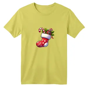 تی شرت آستین کوتاه بچگانه مدل کریسمسی کد 015