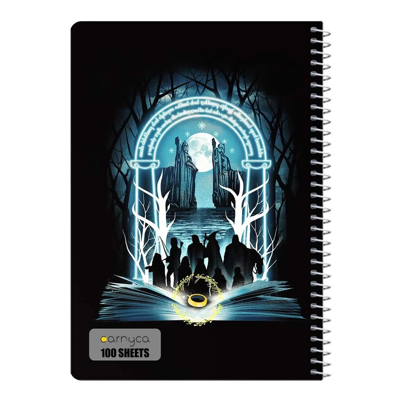 دفتر مشق 100 برگ سیمی کارنیکا طرح ارباب حلقه ها Lord of the Rings کد 32990