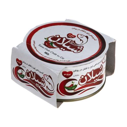 کنسرو ماهی تن با فلفل شیلان - 180 گرم