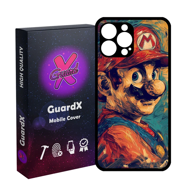 کاور گارد ایکس طرح ماریو قارچ خور مدل 10761 مناسب برای گوشی موبایل اپل iPhone 13 Pro Max