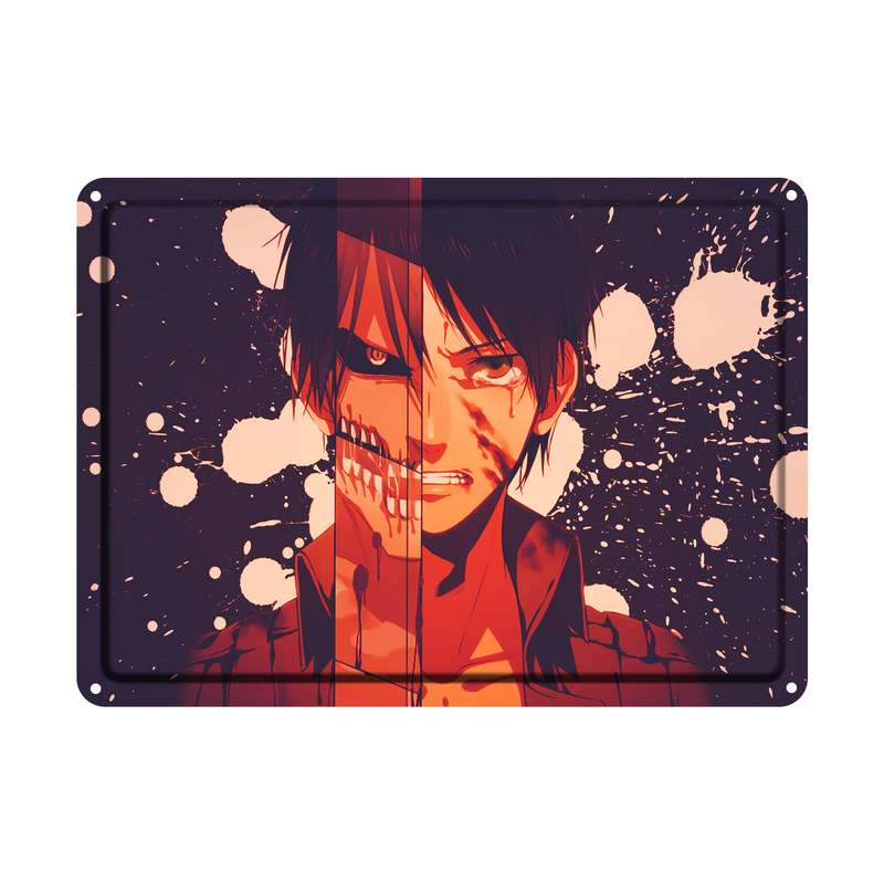 دیوارکوب مدل Attack on titan anime کد s2468