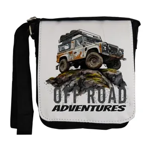 کیف رودوشی مدل kidb04 طرح خودرو طبیعت گردی