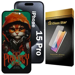 Glass Star CATPRVS Privacy Screen Protector For Apple iPhone 15 Pro