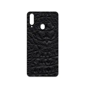 MAHOOT Black-Crocodile-Leather Cover Sticker for Samsung Galaxy A20s