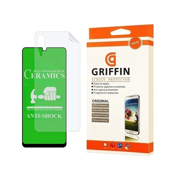 محافظ صفحه نمایش گریفین مدل 2CRN  مناسب برای گوشی موبایل سامسونگ Galaxy A70s به همراه محافظ پشت گوشی