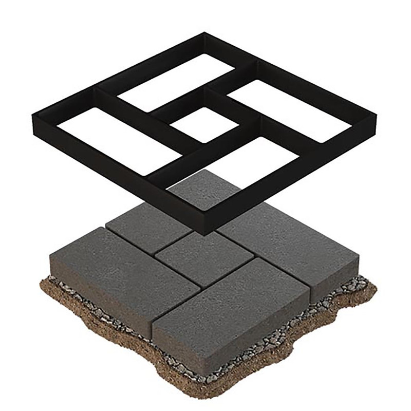 قالب سنگفرش بتن پلاست کد X140