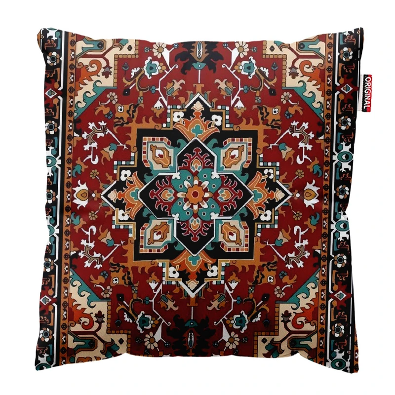   کوسن پاد آفرین طرح فرش ایرانی کد 3814 سایز 30*30 سانتی متر