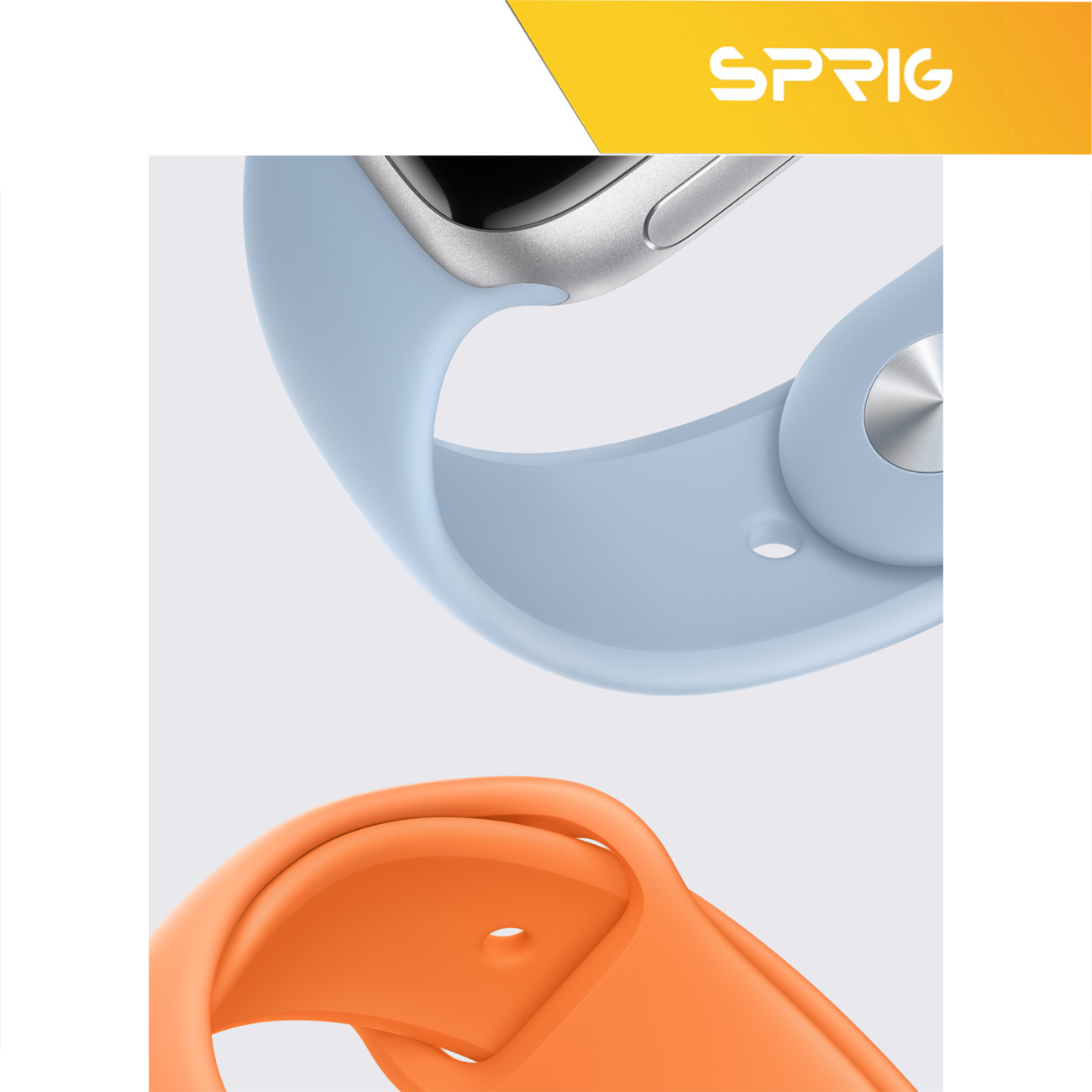 بند اسپریگ مدل Silicon مناسب برای ساعت هوشمند الترا HK8 pro max