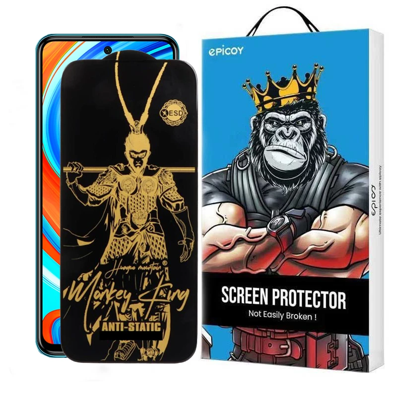 محافظ صفحه نمایش اپیکوی مدل Wukong ESD مناسب برای گوشی موبایل شیائومی Redmi Note 9 Pro Max/Note 9 Pro 5G/Note 9 Pro 4G/Note 9S