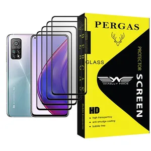Waily Nice Pergas Glass MIX004 Screen Protector For Xiaomi Mi 10T Pro 5G Pack Of 4