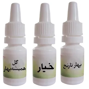 اسانس شمع مدل گل هميشه بهار و خيار و بهار نارنج حجم 10 ميلي ليتر بسته 3 عددي