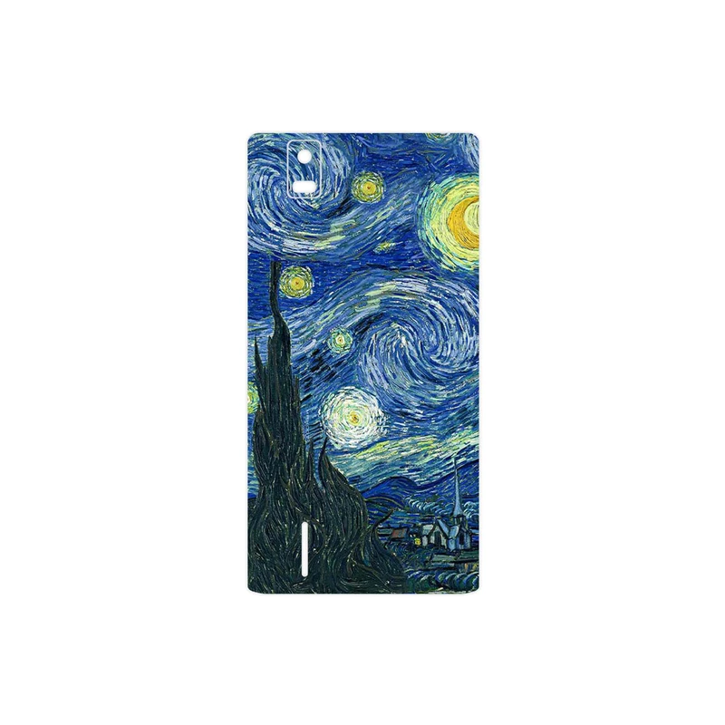 برچسب پوششی ماهوت مدل The Starry Night of van Gogh مناسب برای گوشی موبایل هوآوی Ascend P2