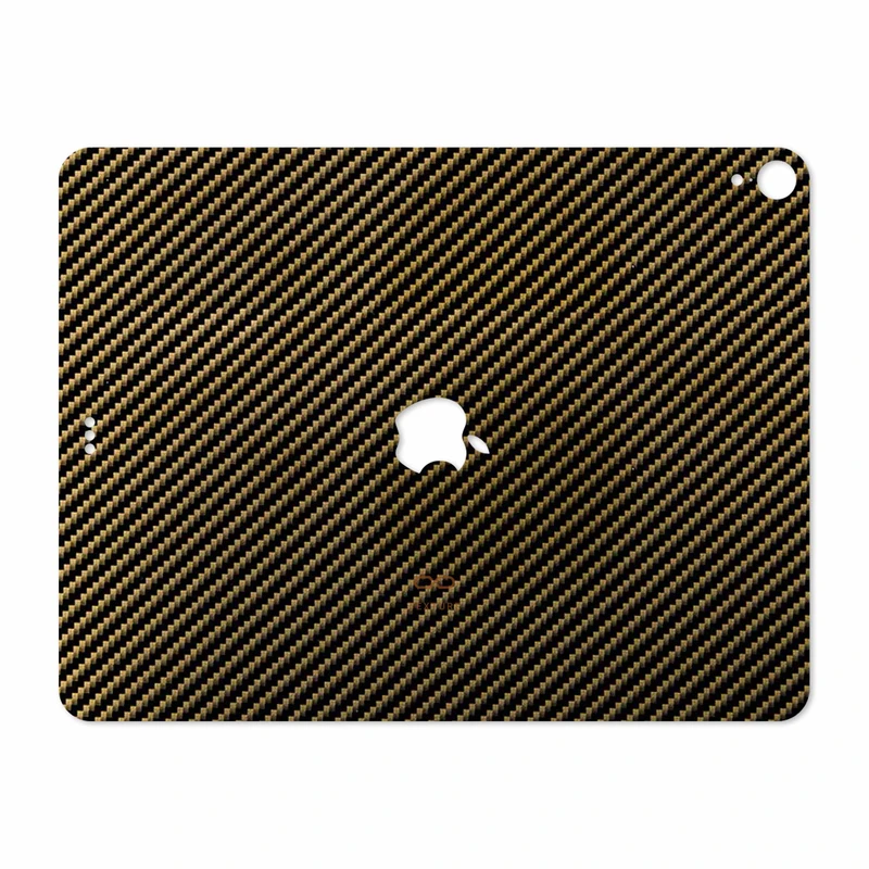 برچسب پوششی ماهوت مدل Glossy-Brown-Fiber مناسب برای تبلت اپل iPad Pro 12.9 (GEN 3) 2018 A1876