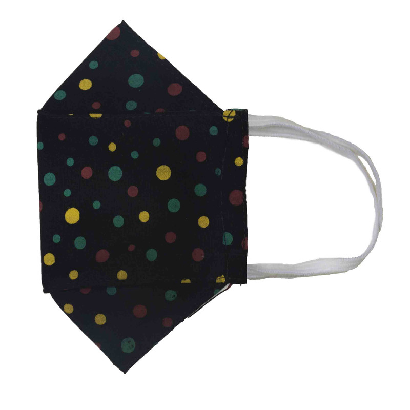 ماسک تزیینی زنانه طرح خال خالی کد s35