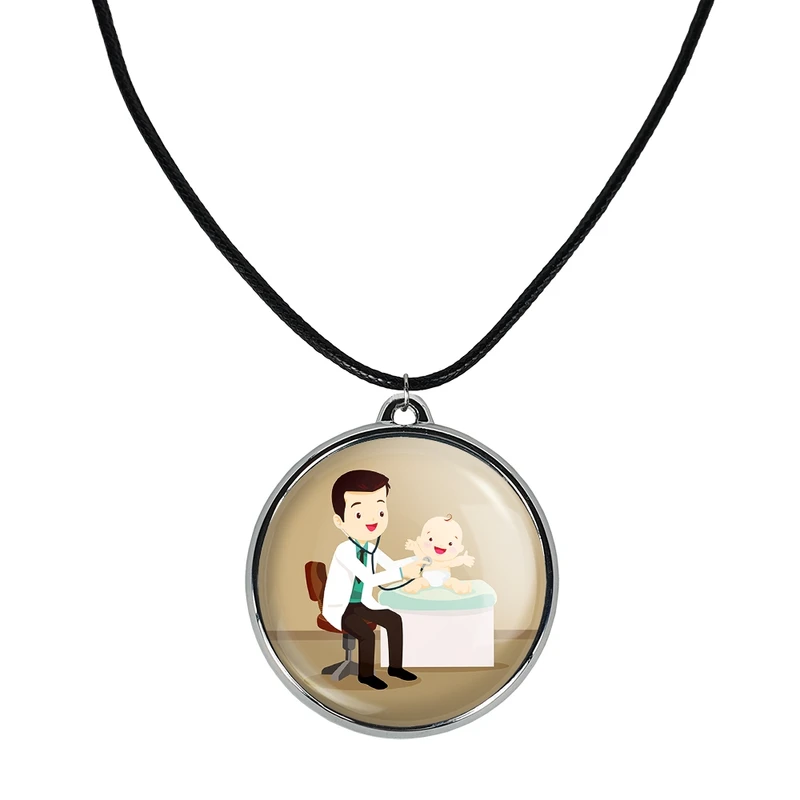 گردنبند خندالو مدل پزشک و پرستار کودکانه کد 3648636487