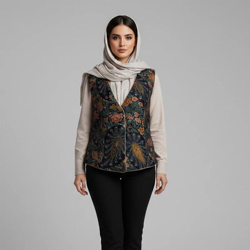 جلیقه رسمی زنانه تولیکا مدل 33052