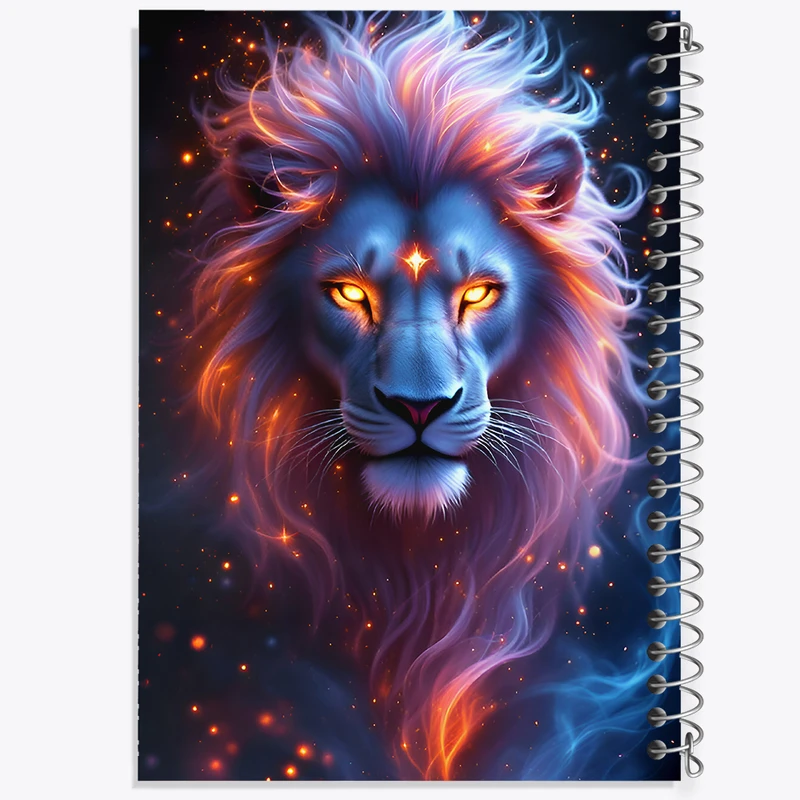 دفتر نقاشی 50 برگ خندالو طرح شیر کد F7768