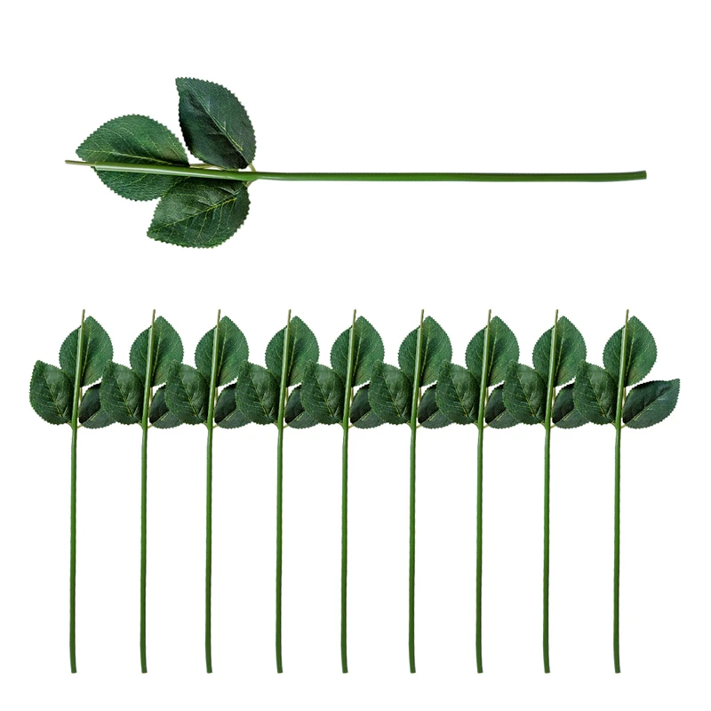 گل مصنوعی مدل ساقه برگدار 35 کد 3510 بسته 10 عددی