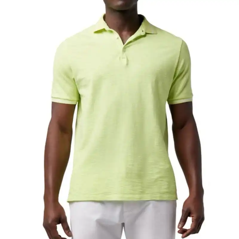 پولوشرت آستین کوتاه مردانه مدل Citron match point tipped slub