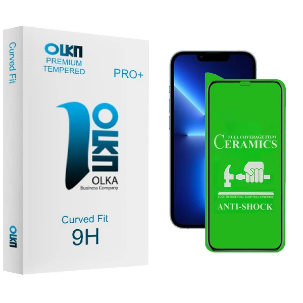 محافظ صفحه نمایش سرامیکی الکا مدل Premium مناسب برای گوشی موبایل اپل iPhone 13 Pro Max