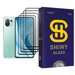 Atouchbo Shiny Glass MIX004 Screen Protector For Xiaomi Mi 11 Lite 5G Pack Of 4