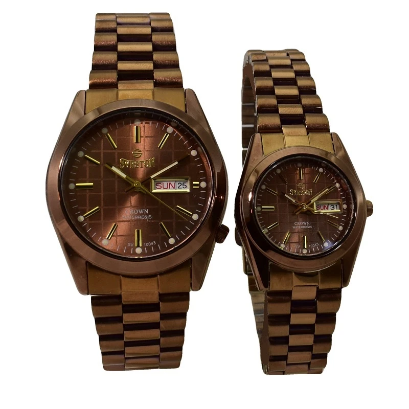 ست ساعت مچی عقربه‌ای زنانه و مردانه سوستون مدل SV-10043