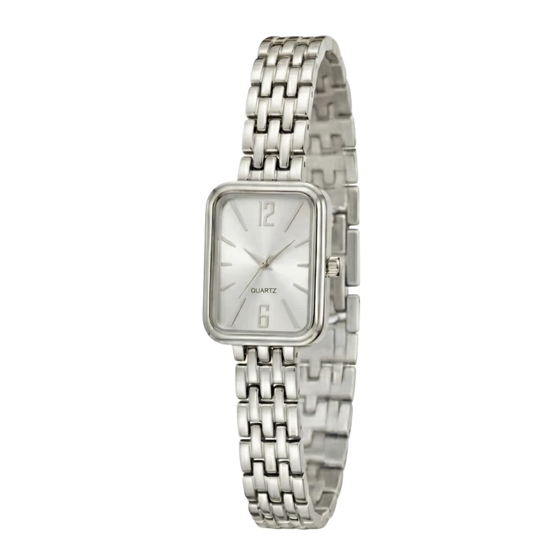 ساعت مچی عقربه‌ای کوارتز زنانه مدل لوکس مینیمال بند دستبندی کد ۳