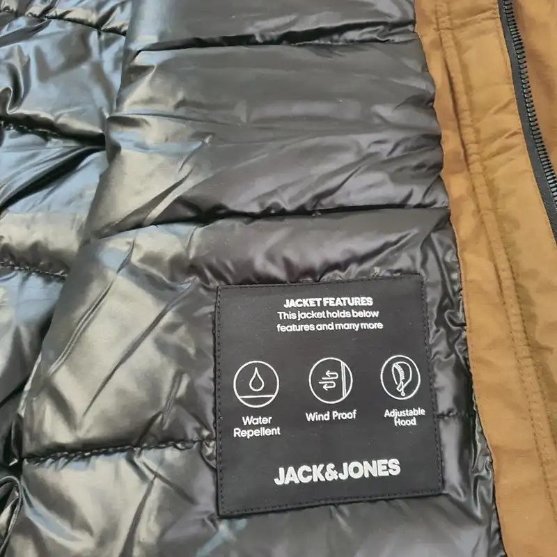 کاپشن مردانه جک اند جونز مدل 12222