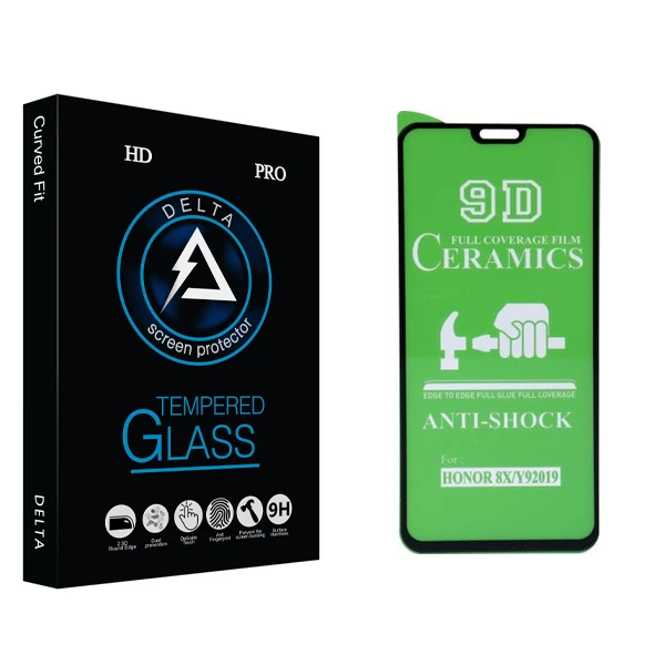 محافظ صفحه نمایش سرامیکی دلتا مدل HD مناسب برای گوشی موبایل هوآوی Y9s/Y9 prime 2019/آنر 9X