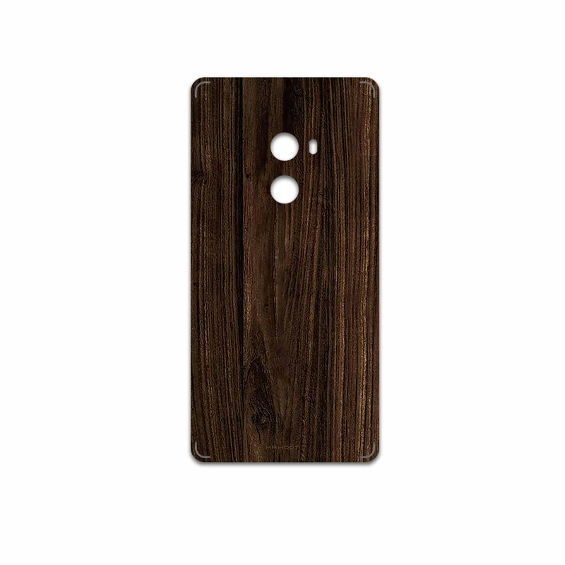 برچسب پوششی ماهوت مدل Dark Walnut Wood مناسب برای گوشی موبایل شیائومی Mi Mix 2