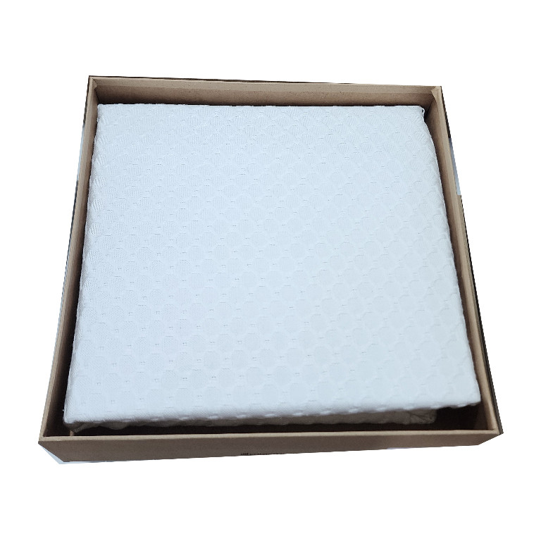 روتختی یک نفره کاراجا هوم مدل Doğasever Lorena Beyaz Bambu Pike T.K سایز 230x160 سانتی‌متر