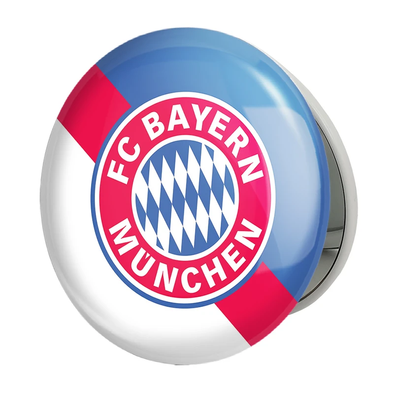 آینه جیبی خندالو طرح باشگاه بایرن مونیخ مدل تاشو کد 26668 