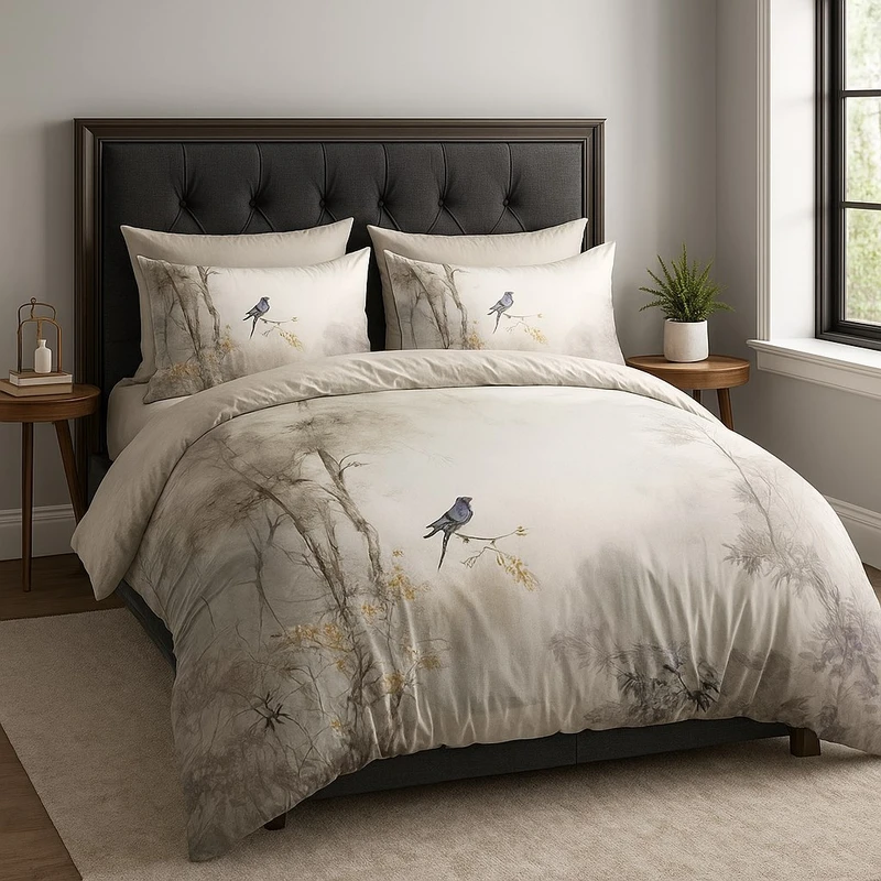 سرویس روتختی 2 نفر 6 تکه مدل آبرنگی