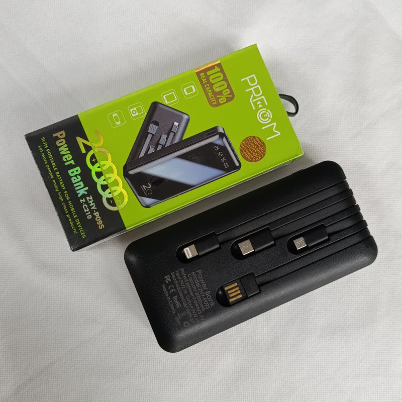 پاوربانک 5 وات مدل Z-C210 ظرفیت 20000 میلی آمپر ساعت
