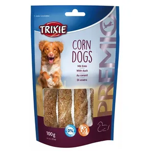 تشویقی سگ تریکسی مدل corn dog وزن 100 گرم