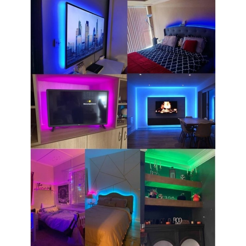 ریسه ال ای دی ضد آب لومینوس مدل RGB 2835 Gaming  طول 5 متر