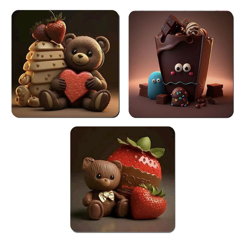 مگنت صباطرح مدل آشپزخانه کد M1310 مجموعه 3 عددی