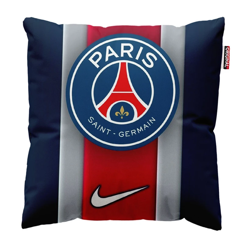 کوسن پاد آفرین طرح باشگاه پاریسن ژرمن کد 3709 سایز 30*30 سانتی متر