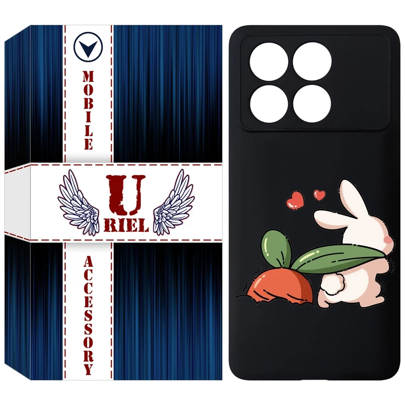 کاور یوریل مدل KSH کد 71 طرح خرگوش مناسب برای گوشی موبایل شیائومی Poco X6 Pro