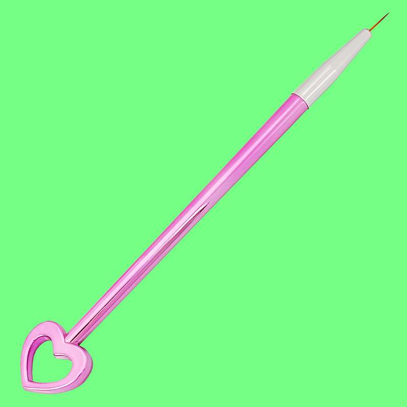 قلم موی طراحی ناخن مدل HEART مجموعه 3 عددی