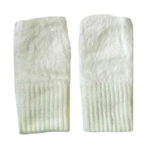 دستکش زنانه مدل موهری نیم پنجه کد NS04703