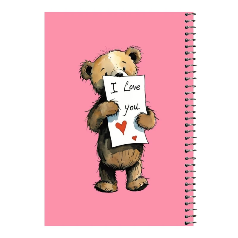 دفتر مشق 80 برگ اس جی مدل تدی عاشق    