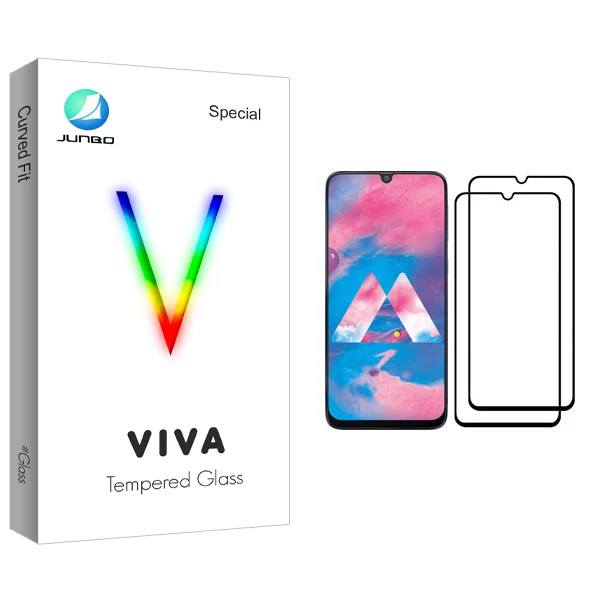 محافظ صفحه نمایش جانبو مدل Viva Glass مناسب برای گوشی موبایل سامسونگ Galaxy M30 بسته دو عددی