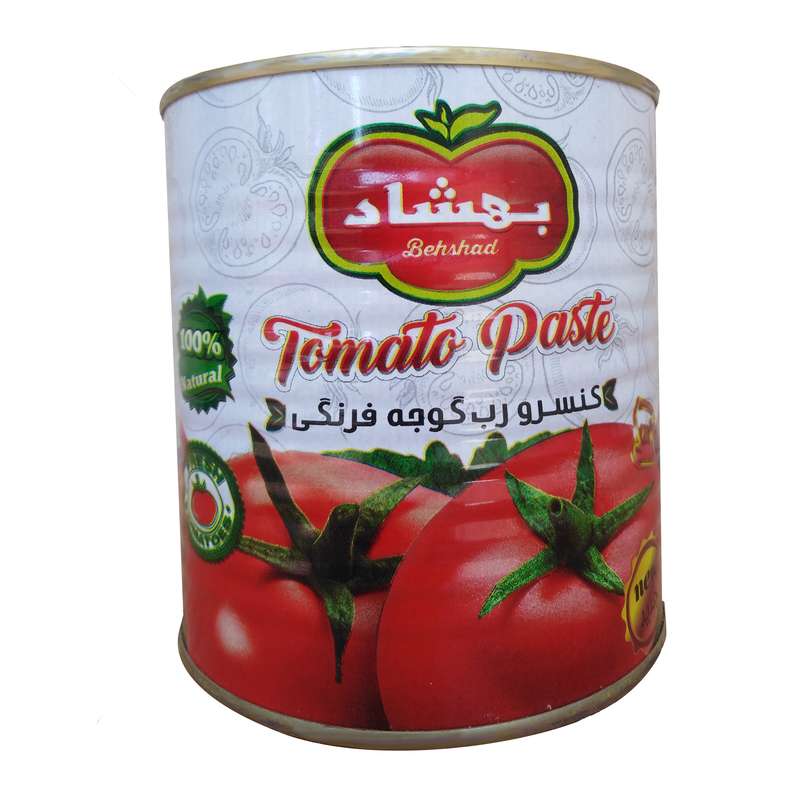 رب گوجه فرنگی غلیظ شده بهشاد - 800 گرم