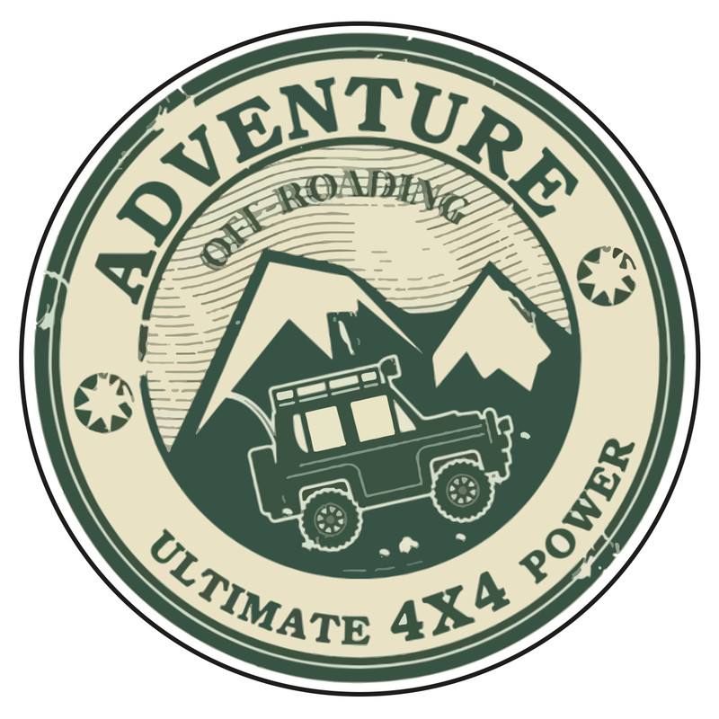 برچسب خودرو طرح adventure کد 318