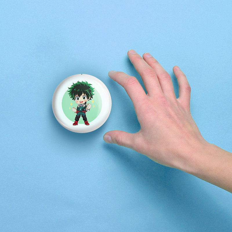 آینه جیبی خندالو مدل ایزوکو میدوریا انیمه آکادمی قهرمان من My Hero Academia  کد 10076