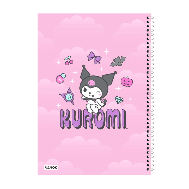 دفتر مشق 50 برگ آلبالو طرح کورومی فانتزی کد 2255